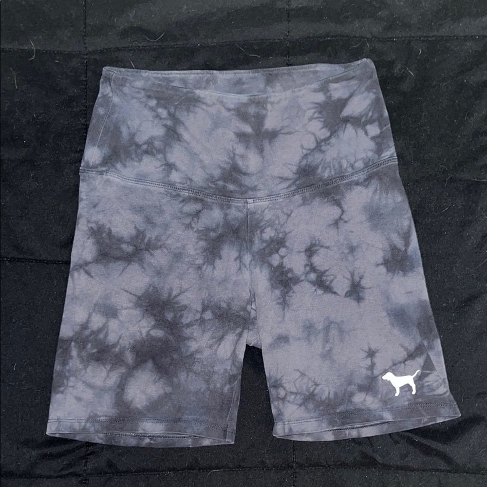 Gray Tie-Dye Shorts (PINK)